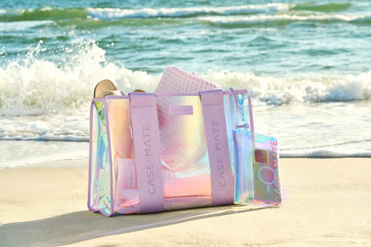 Case-Mate Soap Bubble Beach Tote Shoulder Bag - Iridescent