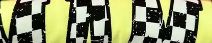 MAMA-Checkered Neon Graphic Tees - Neon Collection
